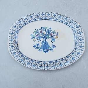 Blue and White Decorative Platter